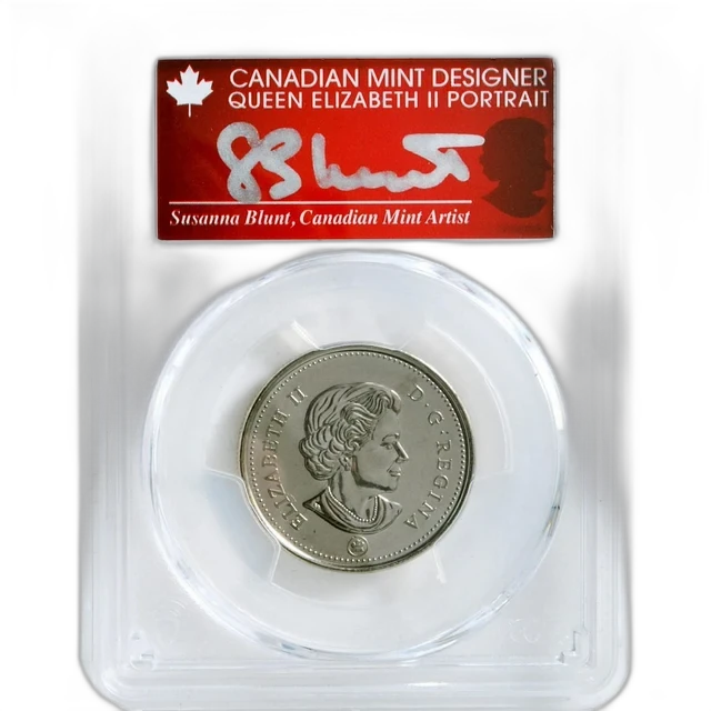 2022 Canadian 50 Cent MS67 (Susanna Blunt Signed Label)