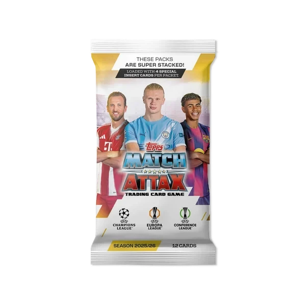 2025-26 Topps UCC Match Attax Packet (12 Cards)