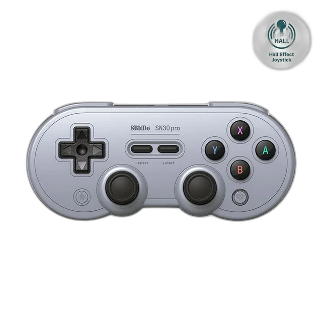 8BitDo SN30 Pro Hall Effect Controller (Gray)