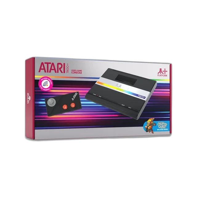 Atari 7800+ Console & Gamepad