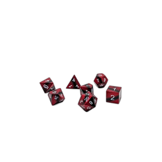 Bloodforged Metal Dice Set (7 Pieces)
