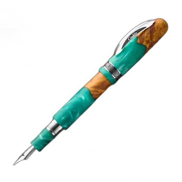 Conklin 1898 Spectra Fusion Teal Fountain Pen (Fine)