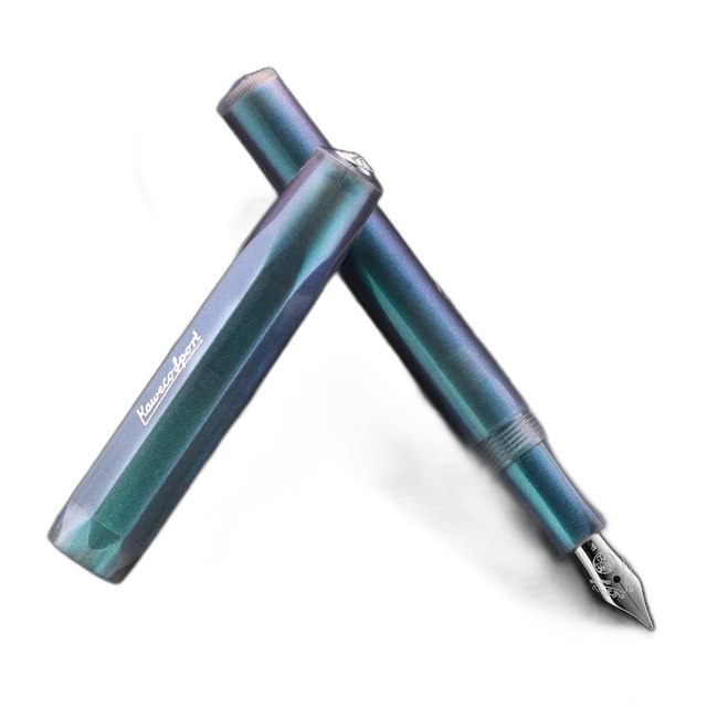 Kaweco Lunar Sport Shadow Blue Fountain Pen (Fine)