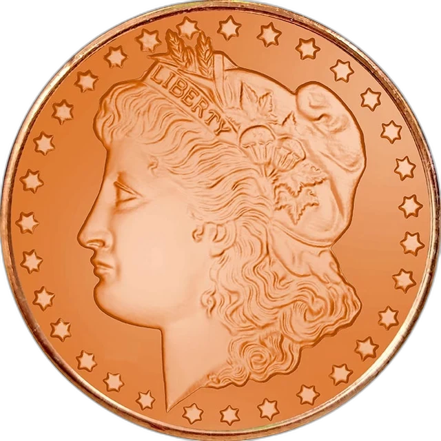 Morgan Design 1 oz .999 Copper Round