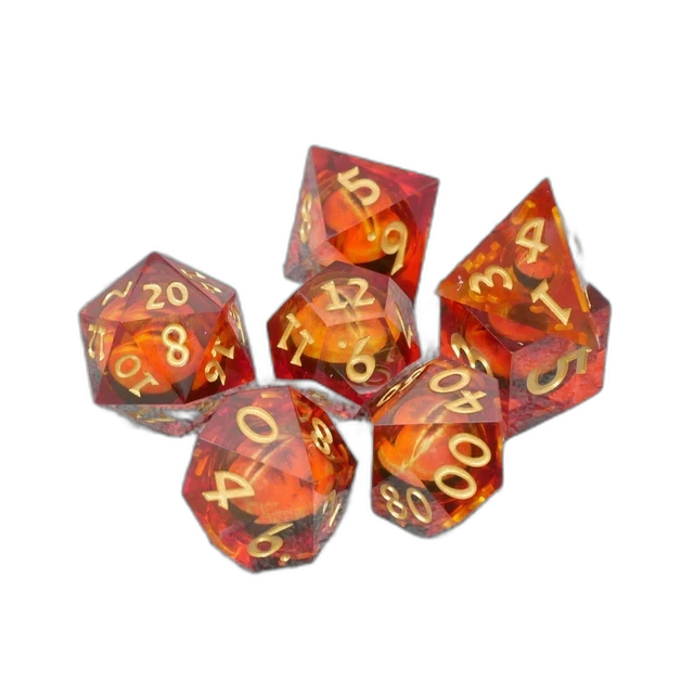 Sauron's Eye Moving-Eye Dice Set (7 Pieces)