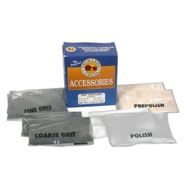 Thumler's Four-Step Rock Tumbling Grit and Polish Kit