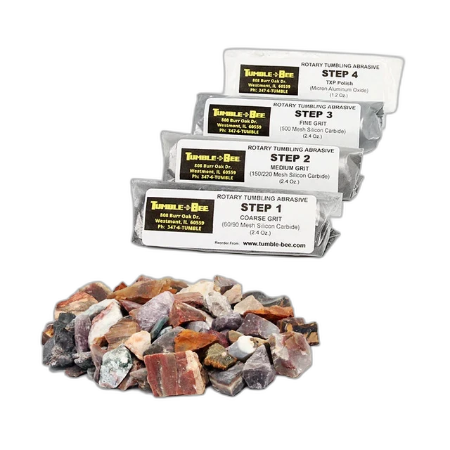 Tumble-Bee Stones, Grit and Polish Kit