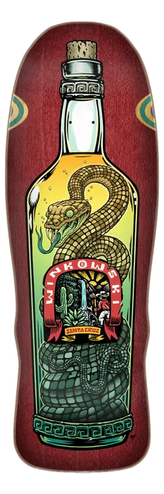 10.35in Winkowski Agave Snake Santa Cruz Shaped Skateboard Deck