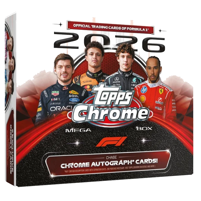 2026 Topps Chrome Formula 1 F1 Racing Mega Box