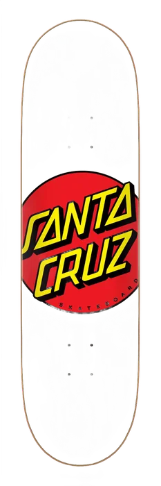 8.5in Classic Dot Santa Cruz Skateboard Deck