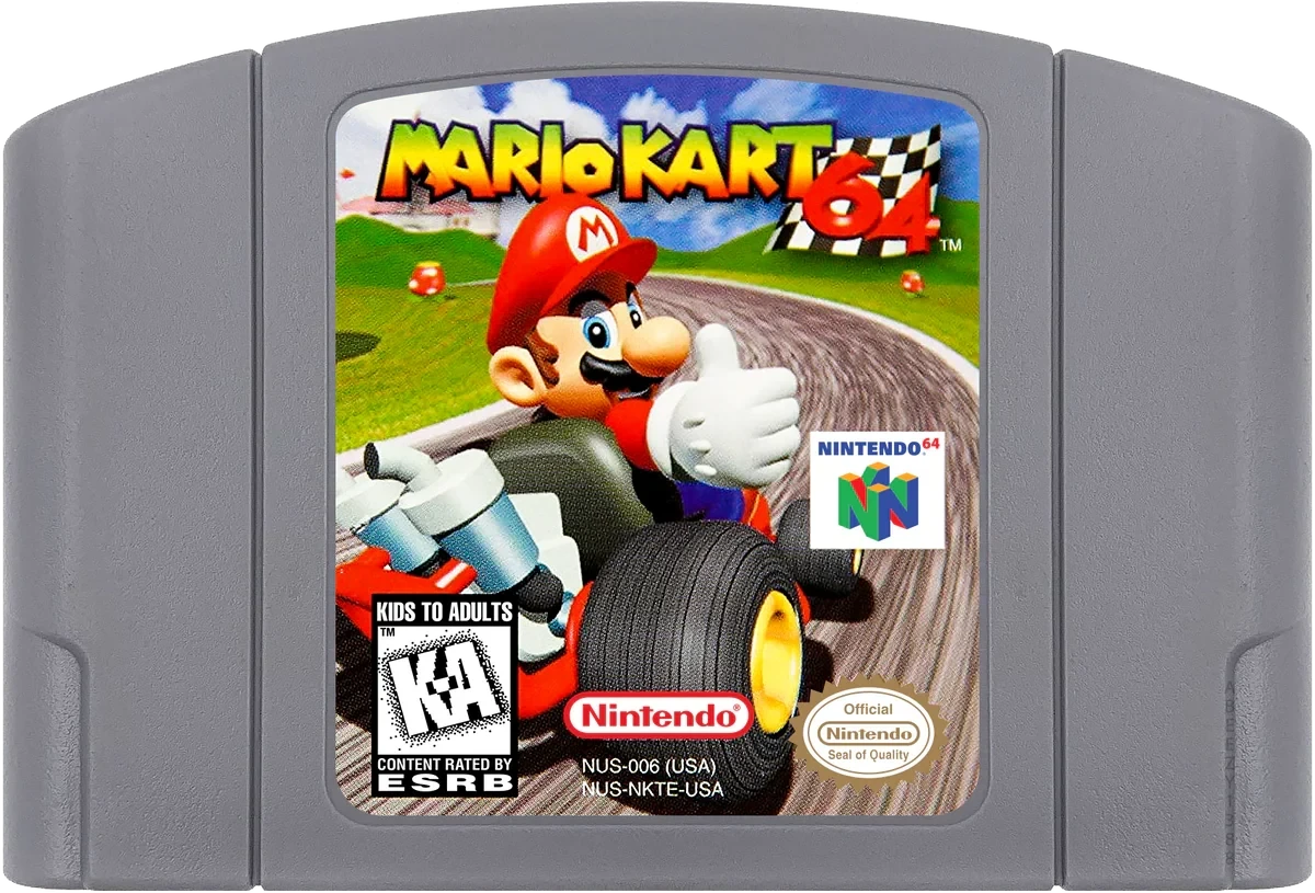 Mario Kart 64 — N64 Original Release, Very Good, Loose
