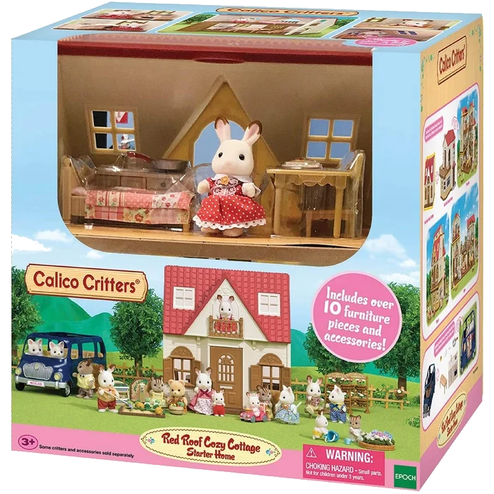 Calico Critters Red Roof Cozy Cottage (New)
