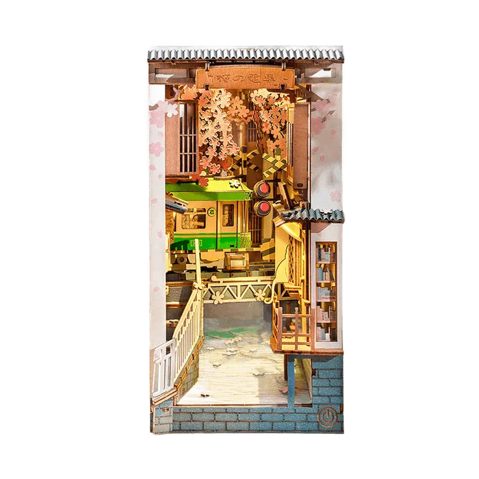 Rolife Sakura Densya DIY Book Nook Kit TGB01