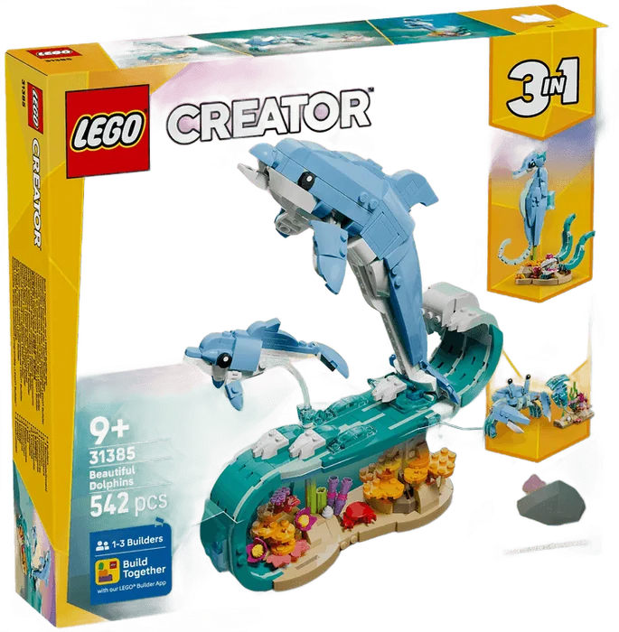 LEGO Creator Sea Animals: Beautiful Dolphins 31385